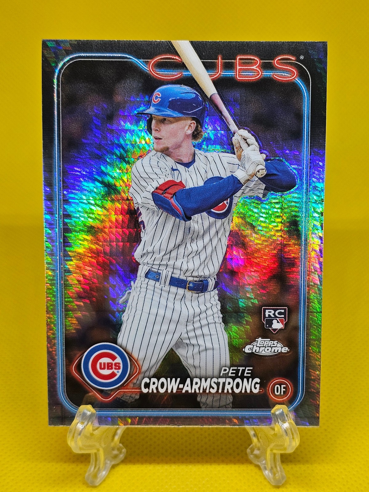 2024 Topps Chrome - Pete Crow-Armstrong #16 Prism Refractor (RC) CHI CUBS