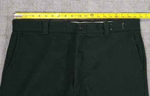 Arctic by Commander Men's Heavy Wool Hunting Logging Pants in Green; Size 40x29 - Picture 4 of 11