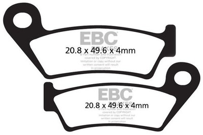 CFA242HH - EBC Bremsbeläge aus Sintermetall für Fahrräder