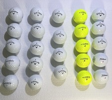 Callaway Pinnacle Titleist Used Golf Balls 2 Dozen Mixed Lot Excellent Condition