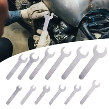 Biqing 12PCS Single END Spanner Set,2mm Super-Thin Open Wrench Flat Combination