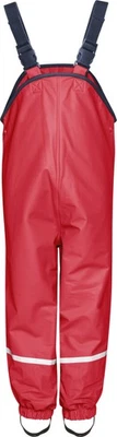 Playshoes Kinder Fleece-Trägerhose rot - Bild 1 von 4