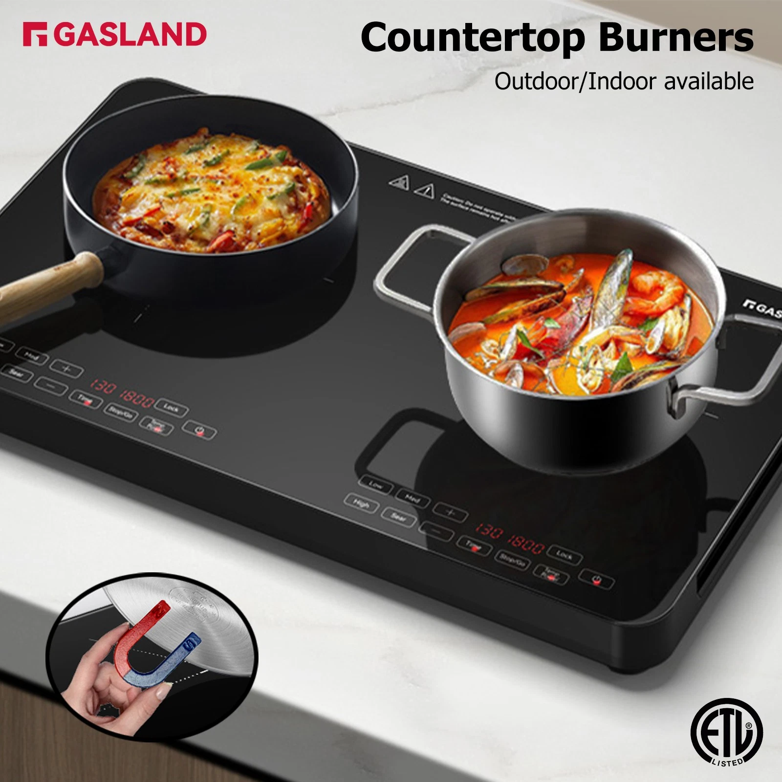 GASLAND 1800W Portable Induction Cooktop Double Burner Sensor Touch & Child Lock
Opens in a new wind