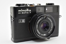  MINT  Minolta Hi-Matic F Black 35mm Rangefinder Film Camera from Japan