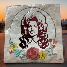 🆕Dolly Parton✨Party Supplies✨16 Lunch Napkins✨BIRTHDAY✨BACHELORETTE✨13”x13”
