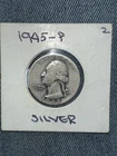 1945 Silver Washington Quarter Coin