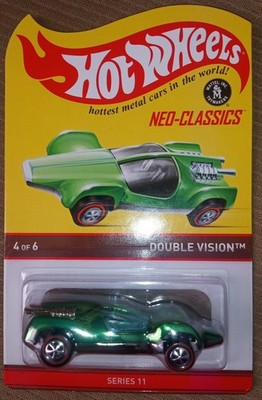 Hot Wheels RLC Neo Classics Double Vision 1804/4000 Green Chrome