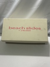 J/Slides Beach Slides - Women's Size 8 M Black EVA Squish Platform Sandals