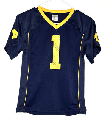 University Michigan Wolverines Child Small S 6/7 Football Jersey Rivalry Threads