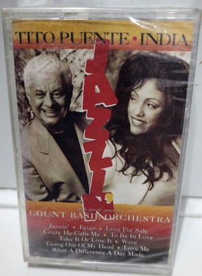 Tito Puente & India - Jazzin' SEALED Cassette 1996 w/ Count Basie Orchestra