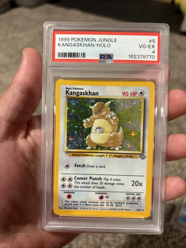 Pokémon Vintage Holo Topps Jungle Rocket Base Set PSA Slab Lot - Image 2 of 4