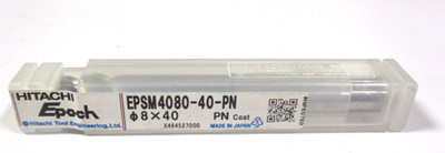 HITACHI MOLDINO EPOCH VHM Schaftfräser lang EPSM 4080-40-PN Ø8x40 Neu H59235