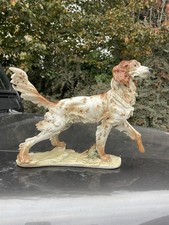 Spaniel Gun Dog Vintage Spanish Porcelain by Algora