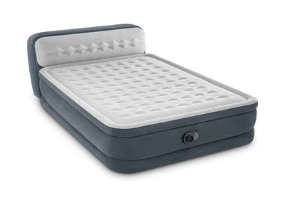 Aufblasbare Doppelmatratze mit Kopfstütze – Intex Ultra Bett 152 x 203 x 56 cm - Bild 1 von 4
