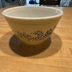 Pyrex Homestead 401- 750 ML Mixing Serving Bowl Brown Tan Blue