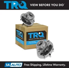 TRQ Front Wheel Hub Bearings Set For 1997-2004 Dodge Dakota 1998-2003 Durango