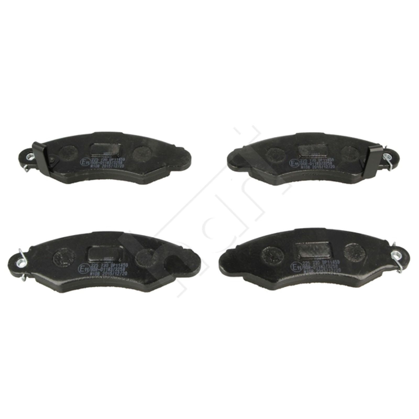 1x ORIGINAL® HART Bremsbelagsatz, Scheibenbremse Vorne für Suzuki SWIFT II