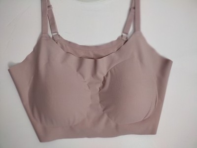 Thirdlove Adjustable Strap Wireless Bra 3XLarge Taupe  Removable Pads PULLOVER 