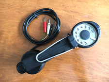 Prüftelefon Prüf Hand Apparat Knochen Elmeg Post mit Wählscheibe