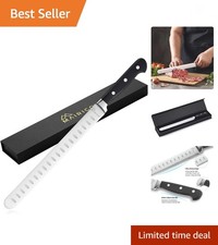 Brisket Slicing Knife - Ultra Sharp 11-inch Stainless Steel Carving Knife fo...
