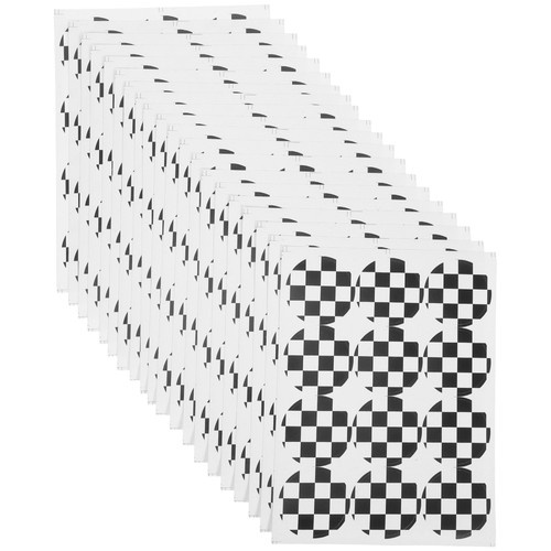 20 Pcs Candy Bag Sticker Decoration Checkered Birthday Decorations - Afbeelding 7 van 12