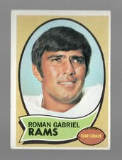 1970 Topps Roman Gabriel Los Angeles Rams #100 Near Mint or Better
