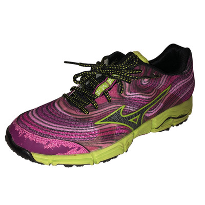 Mizuno Wave Kazan J1GK147109 Womens Berry Trail Running Shoes Size US 8.5 EU 39