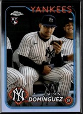 Jasson Domínguez 2024 Topps Chrome Image Variation Rookie SSP RC Yankees
