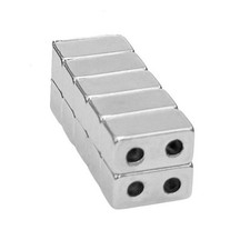 5 Sets Strong 2 Hole Magnetic Clasps for Jewelry Making Mostly 2 Line Bracelets