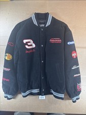 Dale Earnhardt #3 Nascar Winston Cup Sz XL Jacket Wilsons Leather Vintage 1G19