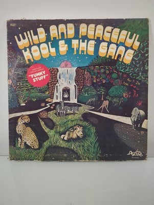 KOOL & THE GANG Wild And Peaceful vinyl LP 1973 DE-LITE DEP 2013-A hype /B12