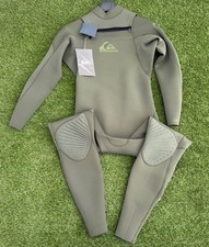 NWT 2013 Quiksilver Men's XXL Green Full Body Wetsuit size 3/2 mm Monochrome