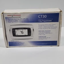 Radio Thermostat CT30 7-Day Programmable Communicating HVAC Thermostat Unit