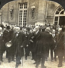 France After The Signing Of The Treaty Of Versailles 1919 Stereo Vintage Photo
