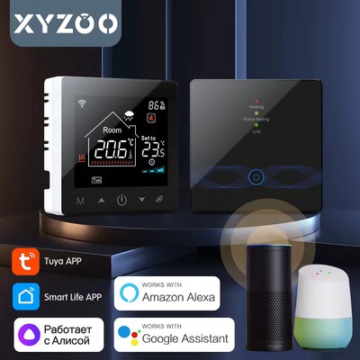 WiFi Funkthermostat Smart Temperaturregler für Gaskessel 433MHz     