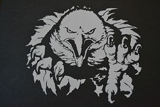 20CM ATTACK BIRD PREY EAGLE HARRIS HAWK OSPREY FALCON RAPTOR STICKERS DECALS