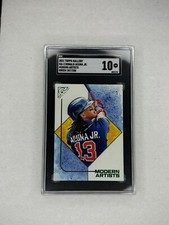 2021 Topps Gallery Modern Artists Green #MA-2 Ronald Acuña Jr. /250 SGC 10