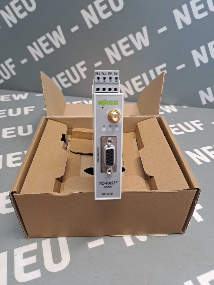 WAGO 761-510 Modem GPRS industriel haute précision pour réseaux critiques