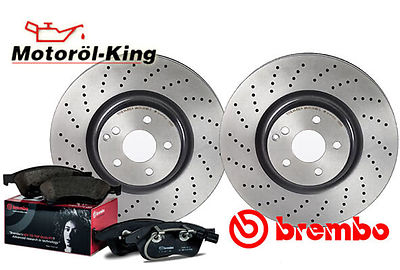 BREMBO Bremsenset gelocht VW BORA + VW GOLF + POLO Vorne 312MM