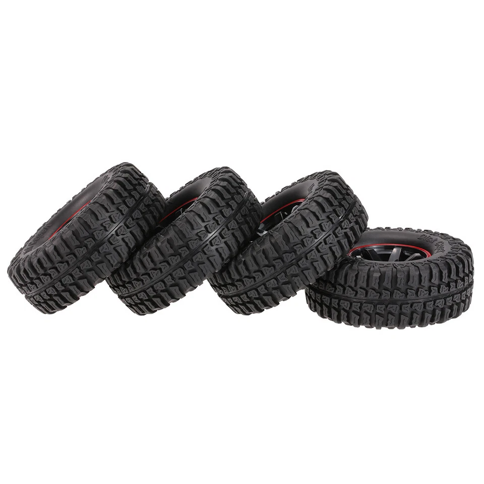 4Pcs AUSTAR AX-3020B 1.9 Inch 103mm 1/10 Scale  Tires  with Wheel  C3A8 - Image 3 of 4
