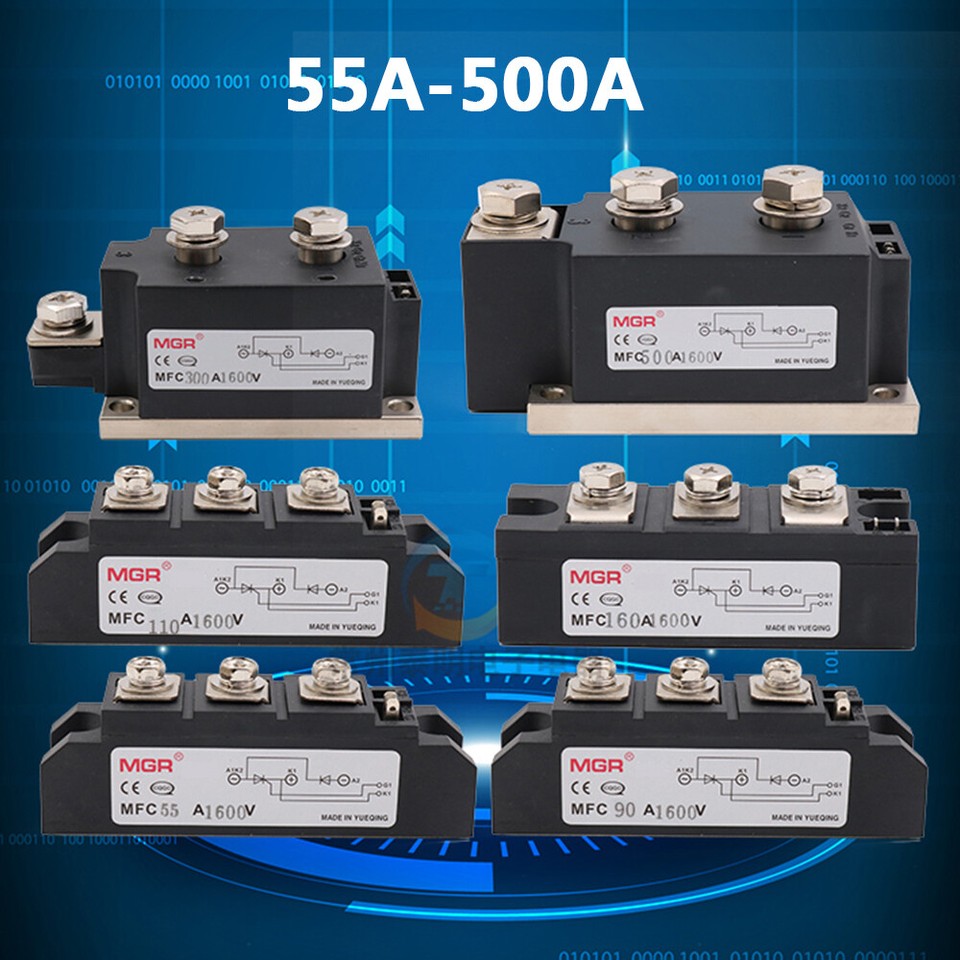 MFC 55,90,110,160,500A 1600V SCR Rectifier Module Thyristor Module ...