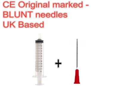 10ml BD Spritze + STUMPFE sterile Blister versiegelte Nadel CE-Kennzeichnung PORTOFREI