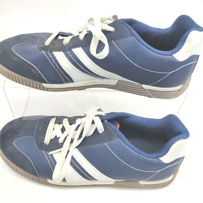 Roebuck Company Blue White Shoes Canvas Tie Womens Size