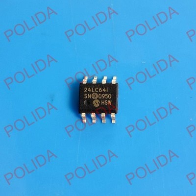 10 Stück 24LC64T-I/SN – EEPROM SOP-8, 64Kbit, I2C, Industrietauglich, 10 Stück