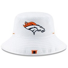 RARE NWT Authentic NFL New Era NFL Men Bucket Hat with adjustable Strap WHITE