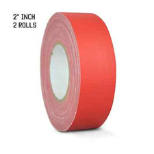 2 PACK GAFFERS STAGE TAPE - RED - 2 INCH X 60 YARDS