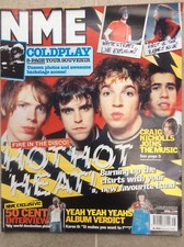 NME New Musical Express 19/4/03 Hot Hot Heat, Coldplay (8 Page Tour Souvenir)