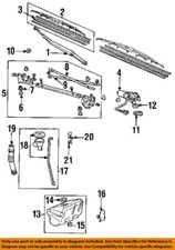 HONDA OEM Wiper Washer-Windshield-Wiper Blade Refill 76622SF4305