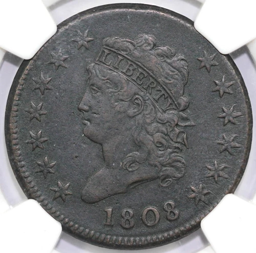 1808 1c S-279 Classic Head Large Cent NGC XF 40