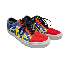 VANS Off The Wall Old Skool Statement M  5.5 W 7  Unisex Skate Shoes Color Block